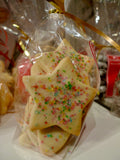 Holiday Sprinkle Shortbread Cut-Out Cookies